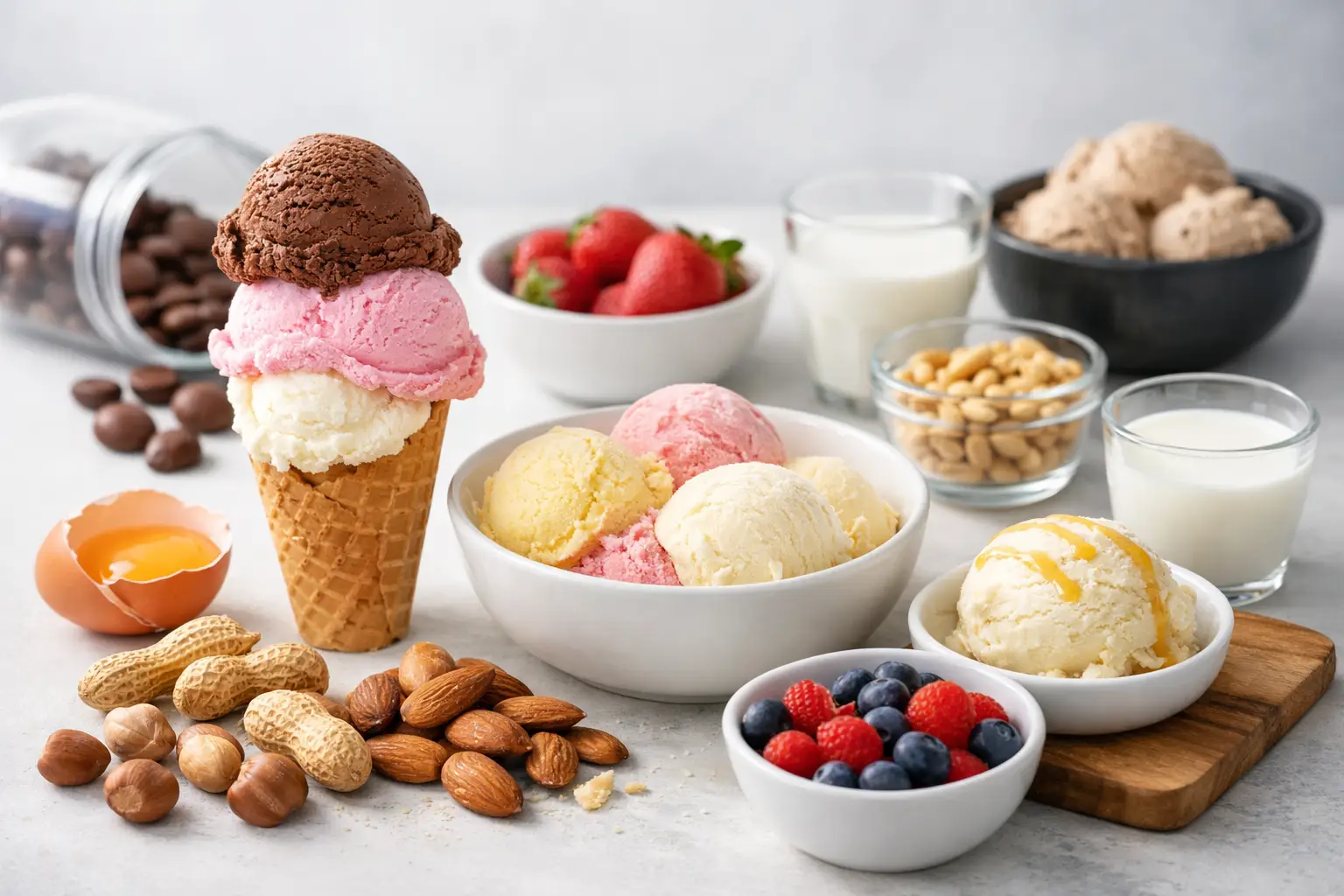 Ice Cream Allergens and Safer Sweet Treats